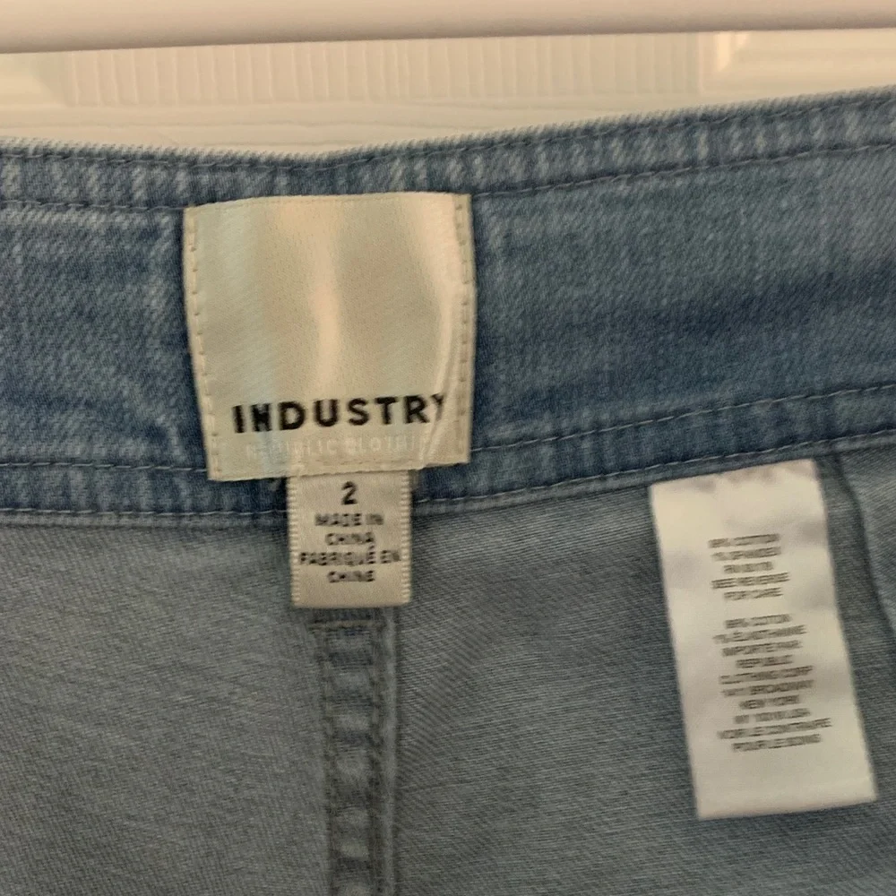INDUSTRY Light Blue Wide Leg Jeans - Picture 2 of 4